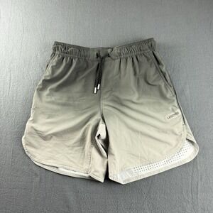 Legends Shorts Men's M Gray Luka Camo Lined Gym Workout Running Drawsting 7"